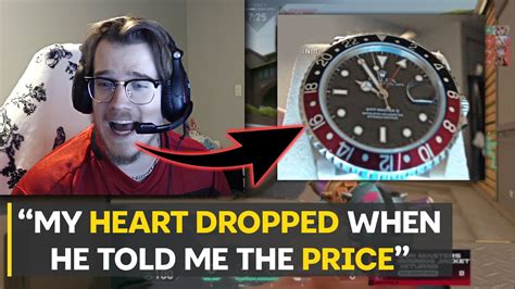 Zellsis Shows TenZ's Custom Sentinels colored Rolex With His 